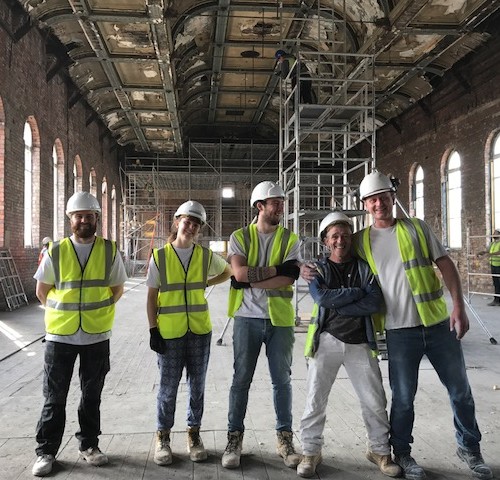 Russ (on the end) & Phil who is the site supervisor